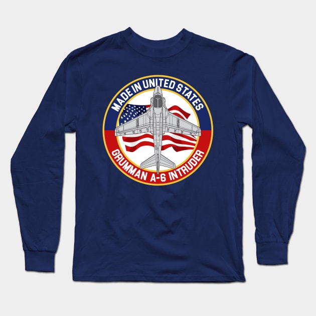 A-6 Intruder Patch Long Sleeve T-Shirt by MBK